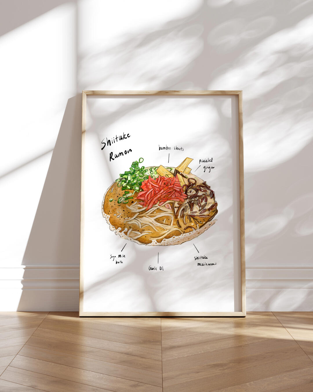 Savoury Sketchbook Series | Shiitake Ramen (Ramen Dayo!, Glasgow).