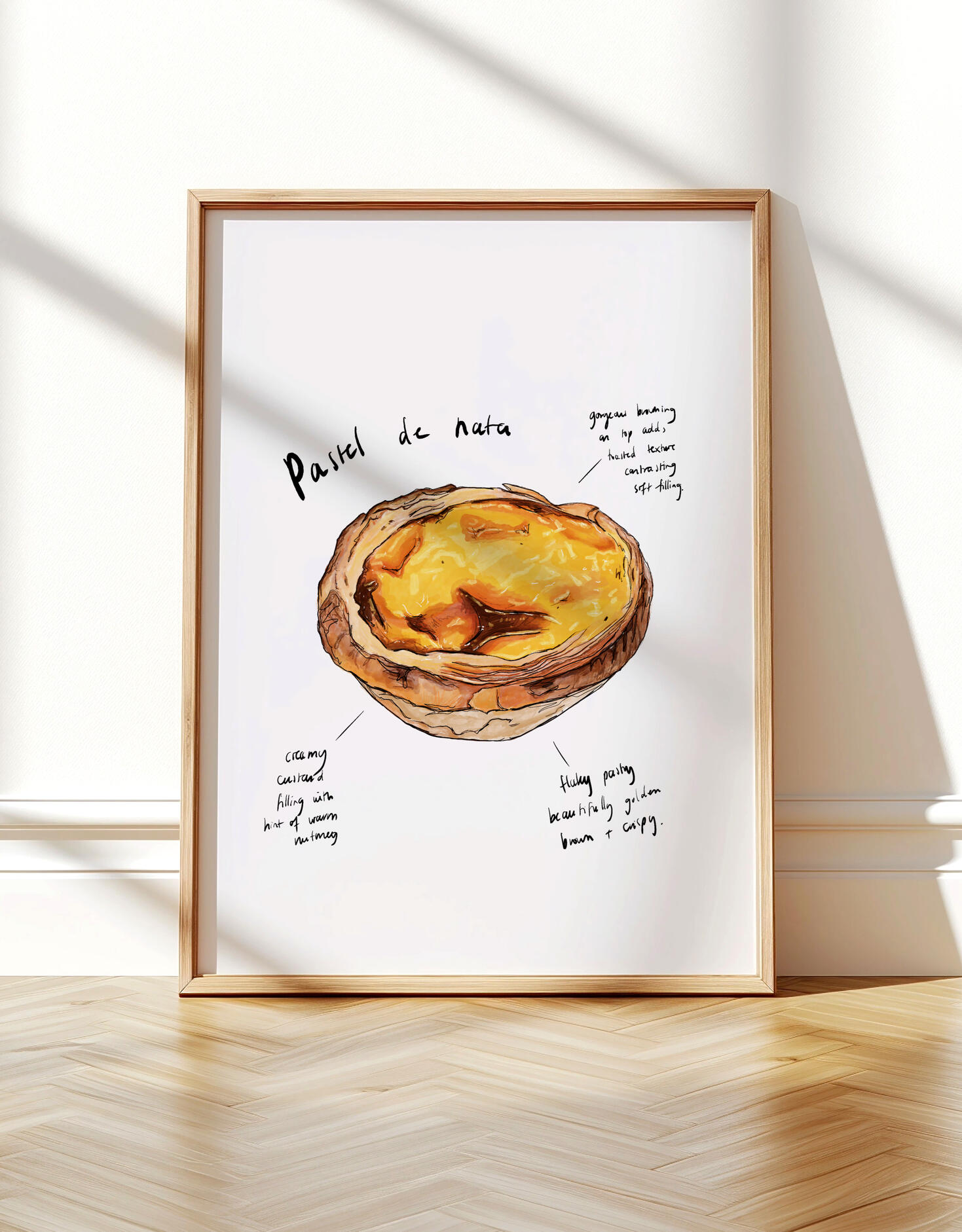 Pastel De Nata | Food Study Print
