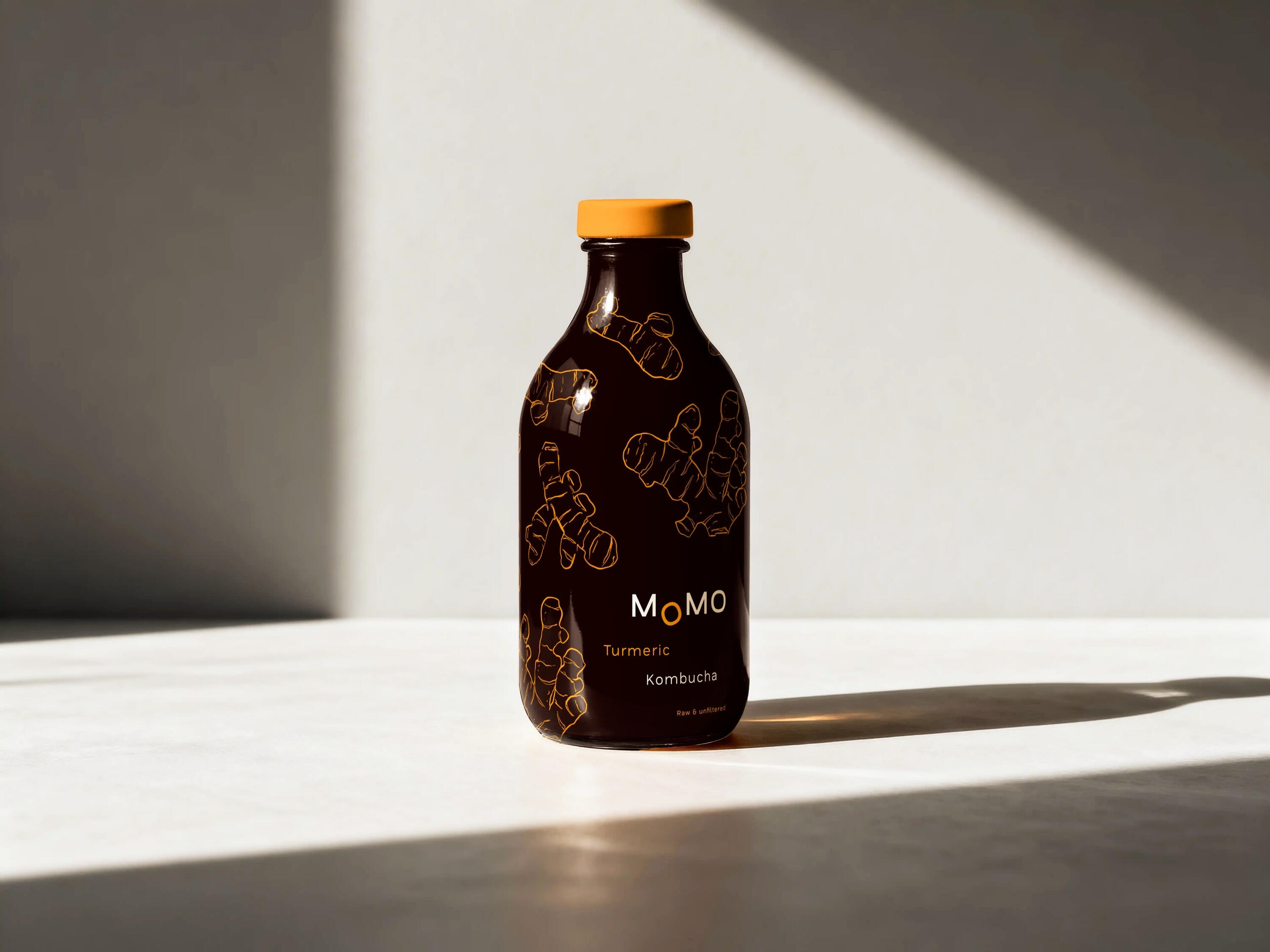 Self-directed | Momo Kombucha Bottle Redesign