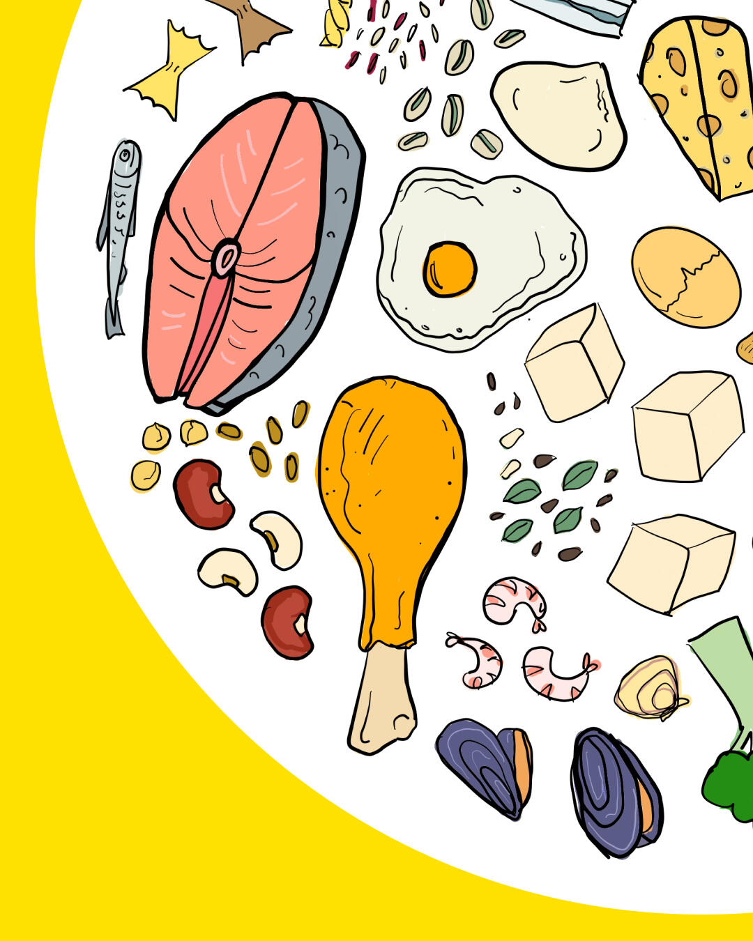 Shape Your Plate - Vector Artwork (Close up)